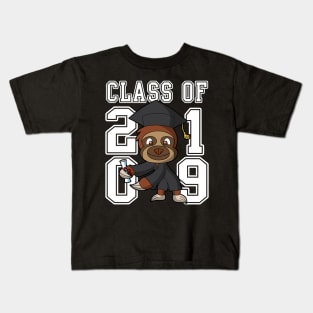 Class of 2019 Graduation Sloth Flossing Floss Like A Boss Kids T-Shirt